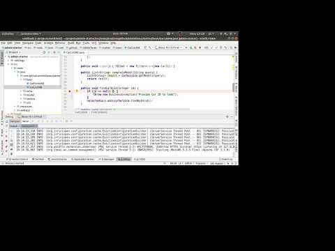 AdminFaces starter application on IntelliJ IDE
