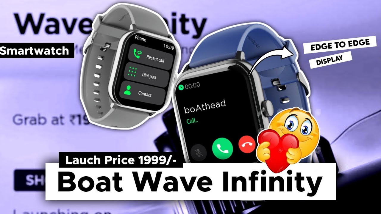 Boat Wave Infinity Smartwatch | Quick Review ✨😍