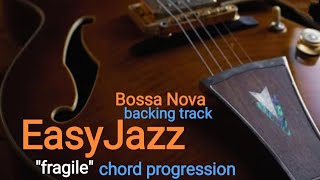 Download lagu Easy Jazz backing track Bossa Nova style - 'fragile' chord progression