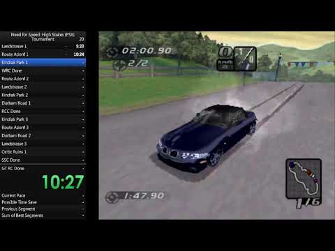 NFS High Stakes [PSX] Speedrun NG All Tournaments World Record 2:28:40