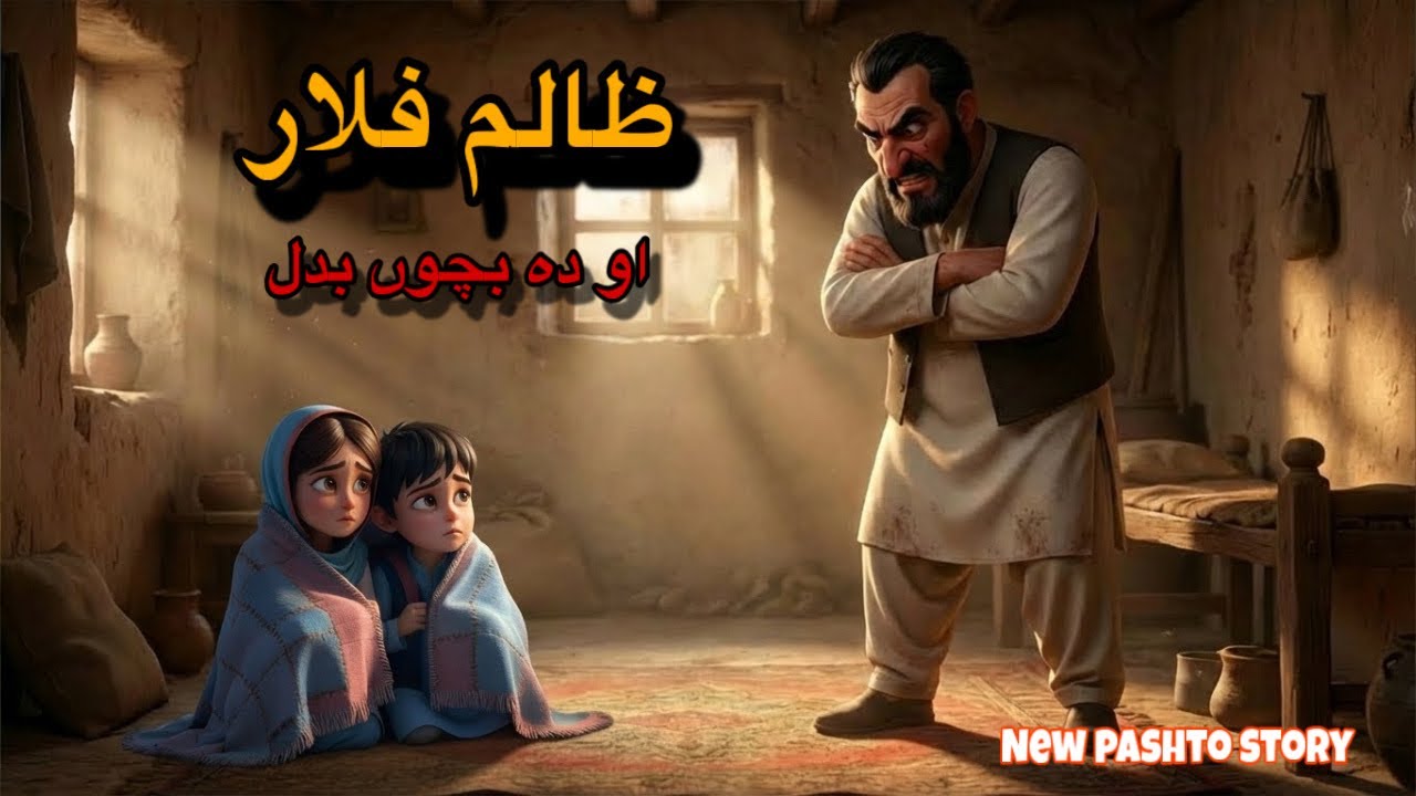 Zalim plar aw da bacho badal | Pashto cartoon 2026 | Pashto Moral Story | Pashto Kahani Story