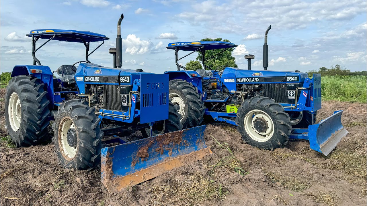 มาชมการทำงานหน้างานจริง 6640 นิวฮอลแลนด์ ไถผานสับใบอ้อย ของลูกค้า อ.แก้งสนามนาง จ.นครราชสีมา ครับ