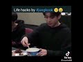 Life hacks by #jungkook 😌😆