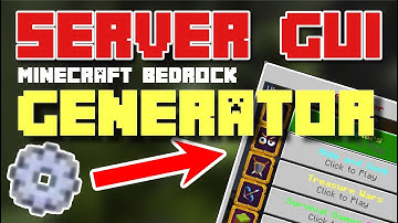 Server GUI | Generator | Minecraft Bedrock | /dialogue | Realms Worlds Servers | Addon + Download