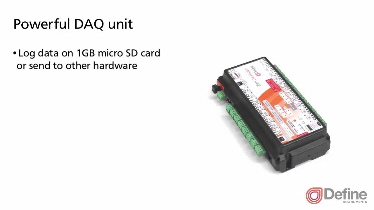 Define Instruments Zen Data Logger, Data Loggers