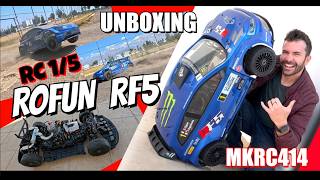 Rc Unboxing Rofun Rf5 Giant 15 Rally Car Radio Control Video