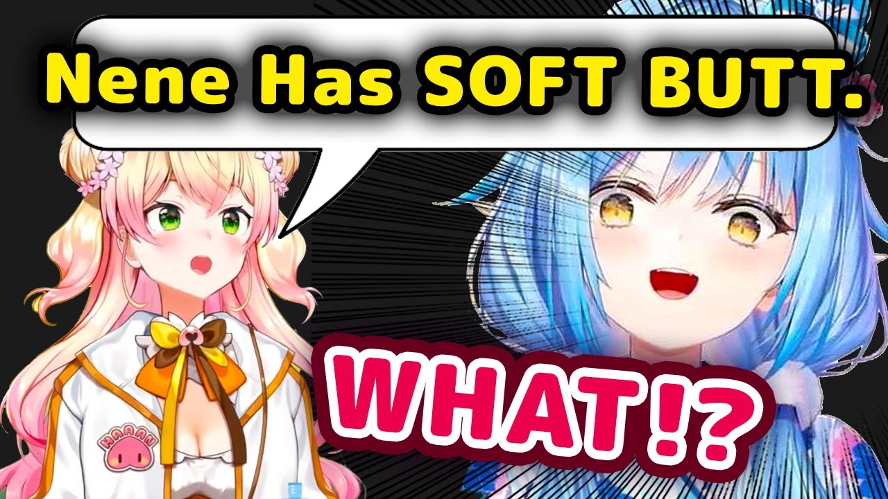 Nene Exposes Juicy Information To Lamy About Her Soft Bottom【ENG Sub/Hololive】