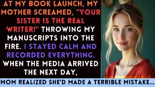 At My Book Launch, My Parents Demanded I Give My Publishing Contract To My Sister I Refused—Mom