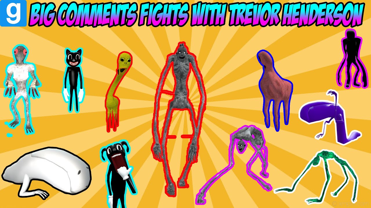 BIG TREVOR HENDERSON COMMENTS FIGHT!!! - Garry's Mod Sandbox