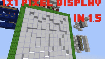 [1.5 Fixes] 1x1-Pixel Infinite HD Piston Display (Better/Faster Concept)