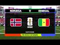 NORUEGA VS SENEGAL JORNADA 2 GRUPO I FIFA WORLD CUP 2026 SIMULACIÓN EN VIVO LTA MOD EAFC 26
