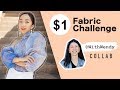 DIY PUFFY SLEEVE BLOUSE | $1 Fabric Challenge WithWendy x Coolirpa