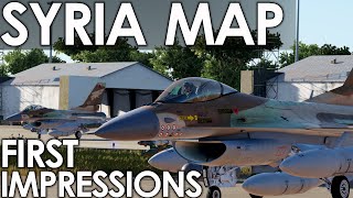 DCS World Syria Map First Flight & Impressions in the F16C Viper!