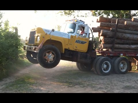 Mack Truck Does Wheelie