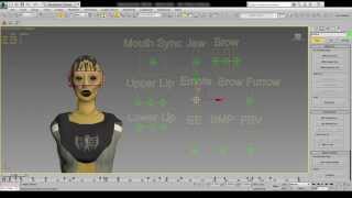Face Rig with CAT Bones (3ds Max)