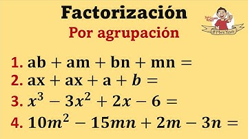Factorización por agrupación. Ejercicios fáciles | Video 1 de 2.