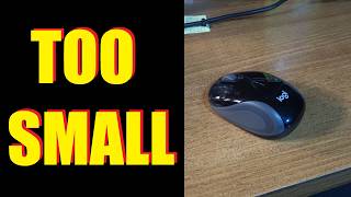 This Logitech M187 mouse is TOO SMALL!!!
