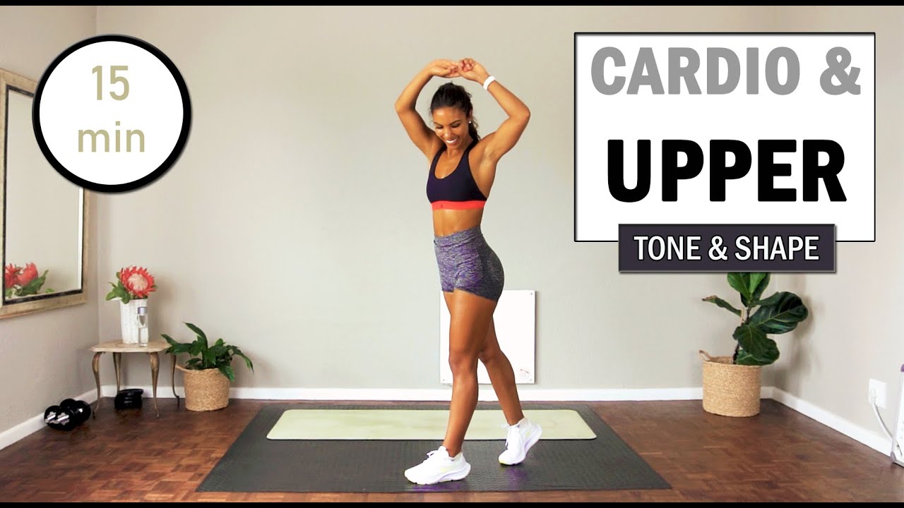 DAY 10: 15 min HIIT CARDIO and UPPER BODY Workout, No Equipment, The  Modern Fit Girl