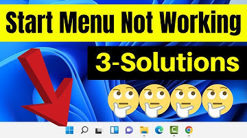✅How to Fix Windows 11 Start Menu NOT Working Easily - ✅Start Button Not Working [3 SOLUTIONS]