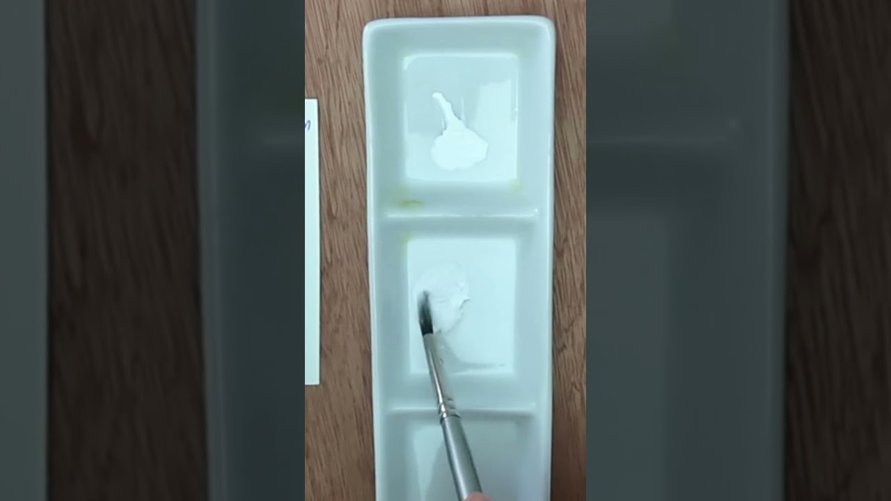 What Is Chinese WHITE Watercolor - YouTube