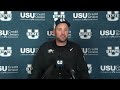 10/19/24 Post Game Press Conference | Utah State Football