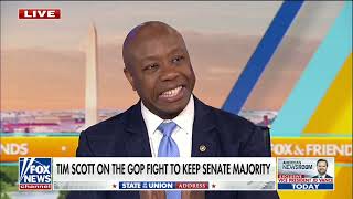 Sen. Tim Scott reacts to President Trump's State of the Union