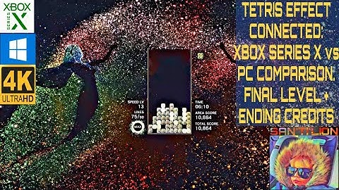 Tetris Effect Connected. Xbox Series X vs Pc. Final Level + Ending Credits