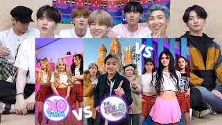 BTS REACTION Xo team vs yolo house tik tok top NEW 2023