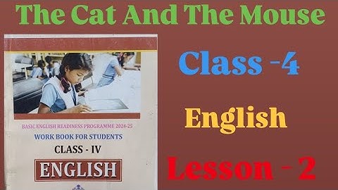 4th class || english utthan || Lesson -2 ||Activity 1 to 6 ||The Cat And The Mouse|| worksheet 