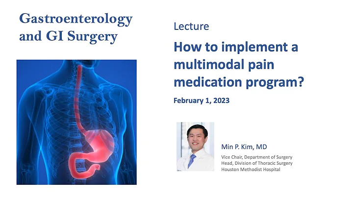 How to implement a multimodal pain medication program?