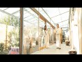 【ルームツアー】緑に囲まれたガラスの平屋一軒家🏠
