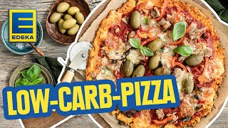 Low-Carb-Pizza I Schnelle Low-Carb-Pizza selber machen