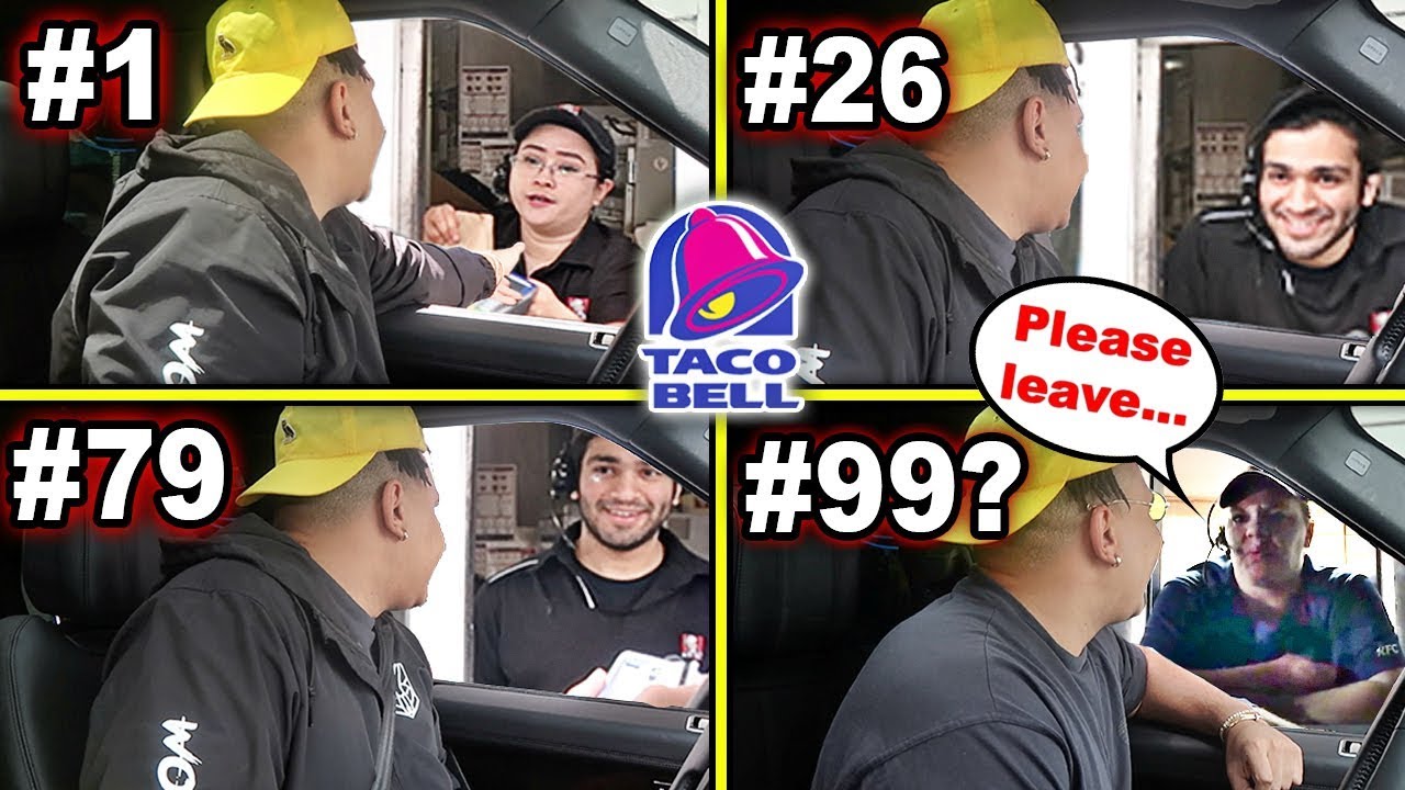 derek gerard coffee Driving Through The SAME Taco Bell Drive Thru Until They REFUSE To Serve Me (100+ Times)
