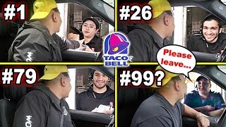 Driving Through The SAME Taco Bell Drive Thru Until They REFUSE To Serve Me (100+ Times)