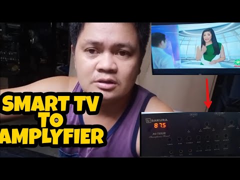 Paano e connect smart TV sa amplyfier?