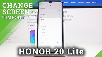 How to Manage Screen Timeout on Honor 20 Lite – Screen Sleep Time