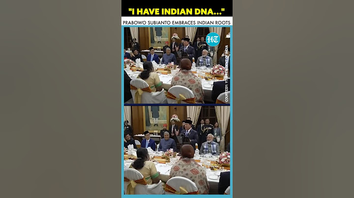 Presiden Indonesia Prabowo Subianto Tertawa Bersama PM Modi, Mengatakan "...Saya Mulai Menari"