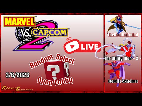 MvC2 Open Radom Select Lobby