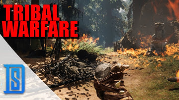 Lets Play Far Cry: Primal - Part 4 - TRIBE WARS BEGIN/NEW WEAPON!