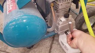 Makita MAC5200 Air Compressor Oil Change, Review and Sound Comparison