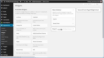 How To Add And Modify Sidebar Widgets In A Wordpress Website
