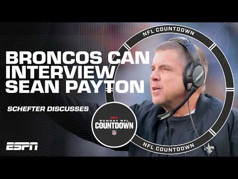 Broncos receive permission to interview sean payton | nfl countdown