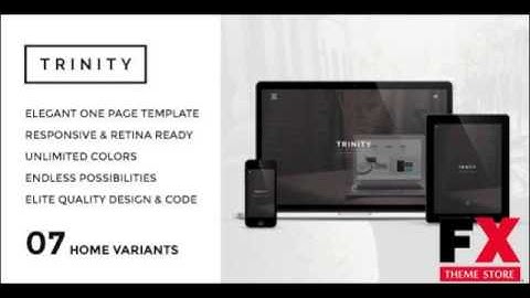 Preview TRINITY - Elegant and Responsive One Page Parallax T
