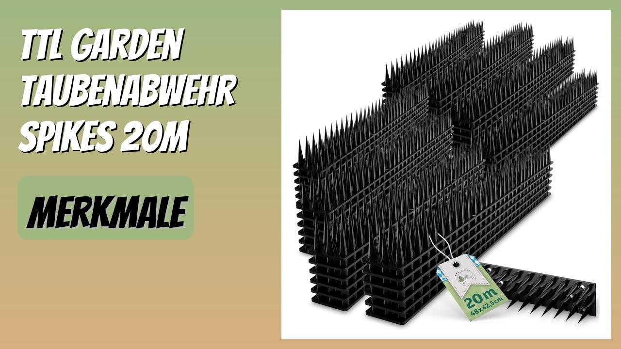 BEWERTUNG (2026): TTL Garden Taubenabwehr Spikes 20m. Infos