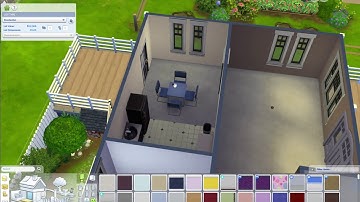 Sims 4 Speed Build Starter Home Under 10 minutes no voiceover