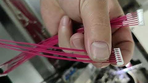 Double head housing IDC connector piercing crimping machine