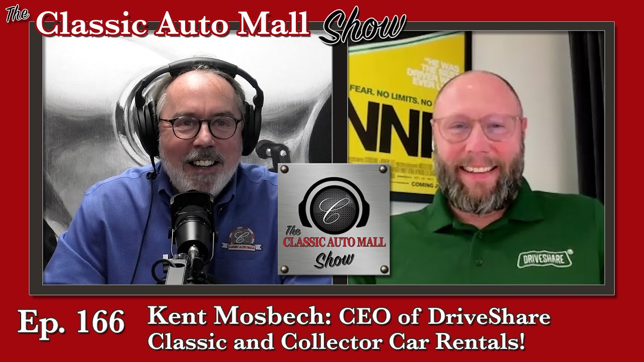 Ep 166 Renting Classic & Collector Cars | Kent Mosbech CEO of DriveShare | How It Works | Advantages