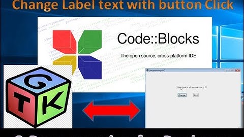 How to create button with event  Change Label text using button click