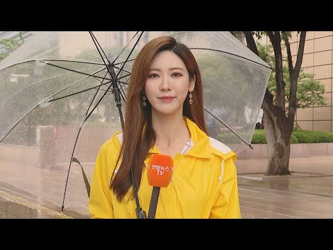 [날씨] 태풍 수증기 유입, 중부 폭우…모레까지 400㎜↑ / 연합뉴스TV (YonhapnewsTV)