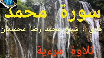 سورة محمد تلاوة مرئية قرآن || قاري: شيخ محمد رضا محمديان Reader: Sheikh Mohammad Reza Mohammadian  💯